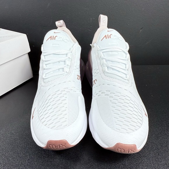 Nike Air Max 270 Athletic Shoes White Platinum Violet Women AH6789-120 Size 10.5 - Picture 4 of 15